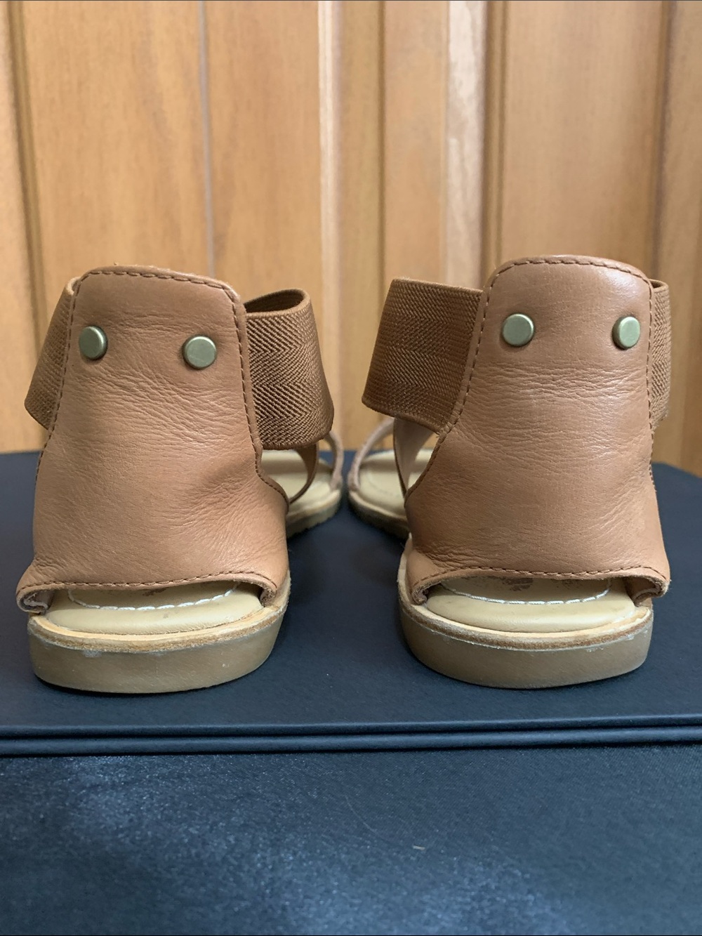 Sorel Ella Sandal in camel brown size 7.5 - Picture 6 of 8